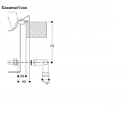 Gaggenau VG 295 220 DE, Vario Gas-Kochfeld Serie 200, 90 cm, Bedienblende. Mit 5 Jahren Garantie!