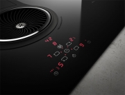 Elica Nikolatesla HP BL/A/83 Induktionskochfeld mit Dunstabzug, schwarzes Glas, PRF0120975