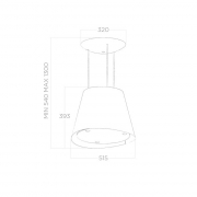 Elica EASY WH/F/50 Inselhaube, weiss, PRF0119940. Mit 5 Jahren Garantie!
