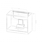 Elica SEE YOU IX/A/90 Arbeitsplattenhaube, Edelstahl, PRF0120983. Mit 5 Jahren Garantie!