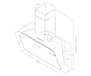 Elica L ESSENZA WH/A/90 Wandhaube weiss, PRF0124234A. Mit 5 Jahren Garantie!