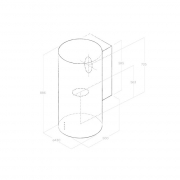 Elica Tube Pro BL/A/43 Wandhaube schwarz, PRF0090719A. Mit 5 Jahren Garantie!