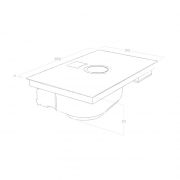 Elica Nikolatesla Switch BL/F/83 Induktionskochfeld mit Dunstabzug, schwarzes Glas, PRF0146210. Mit 5 Jahren Garantie!