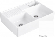 Villeroy & Boch Splstein Doppelbecken, Farbe RW Stone White, Classicline