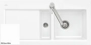 Villeroy & Boch Subway 50 flat, Farbe RW Stone White, Classicline, Becken rechts oder Becken links