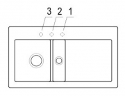 Villeroy & Boch Subway 50 flat, Farbe RW Stone White, Classicline, Becken rechts oder Becken links