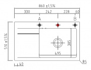 Systemceram KeraDomo STEMA 86 SL in Schiefer (matt), mit 5 Jahren Garantie