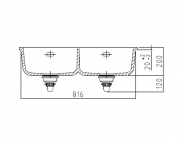 Systemceram KeraDomo MERA TWIN F in Siena (matt), mit 5 Jahren Garantie