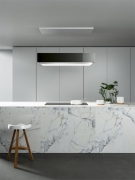 Falmec Levante, Inselhaube, 120 cm, Glas schwarz, mit 5 Jahren Garantie