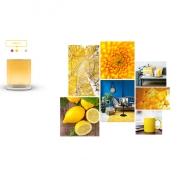 Falmec Bellaria, Luftreiniger, gelb satiniert, mit 5 Jahren Garantie