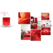 Falmec Bellaria, Luftreiniger, rot satiniert, mit 5 Jahren Garantie