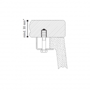 Systemceram KeraDomo MERA TWIN U in Sand (matt), mit 5 Jahren Garantie