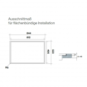 Falmec Quantum, Induktionskochfeld mit integrierter Absaugung, 84 cm, mit 5 Jahren Garantie!