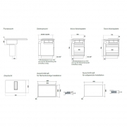 Falmec Quantum, Induktionskochfeld mit integrierter Absaugung, 84 cm, mit 5 Jahren Garantie!