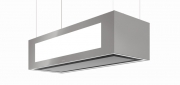berbel Skyline Edge Light BDL 115 SKE-L Deckenlifthaube silbermetallic, LED- und Effektbeleuchtung, mit 5 Jahren Garantie