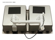 Einzelstck BLANCO ANDANO 340/340-IF, Edelstahl Seidenglanz, mit Ablauffernbedienung, 80 cm Unterma