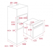 Teka HLB 840, Einbau-Backofen schwarz, EEK: A+, mit 5 Jahren Garantie!