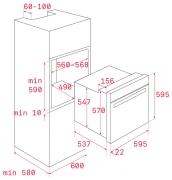 Teka HSB 635, Einbau-Backofen, EEK: A+, mit 5 Jahren Garantie!
