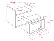 Teka ML 820 BIS, Einbau-Mikrowelle mit Grill, mit 5 Jahren Garantie!