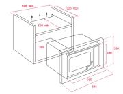 Teka ML 820 BI, Einbau-Mikrowelle, mit 5 Jahren Garantie!