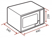 Teka MWE 225 G, Stand-Mikrowelle mit Grill, mit 5 Jahren Garantie!