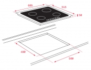 Teka IT 6450 IKNOB, Induktions-Kochfeld, 60 cm, mit 5 Jahren Garantie!
