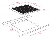Teka SPACE IZF 6424, Induktions-Kochfeld, 60 cm, mit 5 Jahren Garantie!