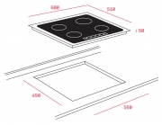 Teka IZ 6415, Induktions-Kochfeld, 60 cm, Facette, mit 5 Jahren Garantie!