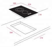 Teka IR 3200, Induktions-Kochfeld, 30 cm, Facette, mit 5 Jahren Garantie!