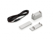 LUMICA Prova 90 Verbindungseckelement, edelstahlfarbig, 7061208