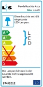 LUMICA Asta LED Pendelleuchte, 1200 mm, 7065051