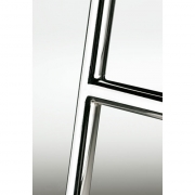 Naber Tablon Lilly 1, Gestell verchromt, Stuhl Laminat weiss