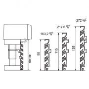 Naber COMPAIR Presa/Topmaster Lftungsgitter, 150 mm, 4041018