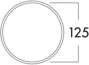 Naber COMPAIR K-Klima-R 125/125 Mauerkasten, hellgrau, 4021076