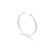 Naber COMPAIR Rundkanalhalterung 125, wei, 4052010