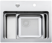 Naber waterstation cubic 600 light, Flachrand, Set inkl. Armatur, 1041280