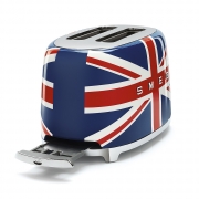 SMEG TSF01UJEU Toaster, 2 Scheiben, Farbe Union Jack