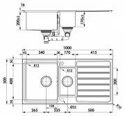 Naber-CONTURA� Ondas 3 Einbausp�le, Edelstahl, 1015012