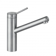 Kludi Tangenta 1 Festauslauf Hochdruck Edelstahl, 5023047