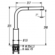 Hansa Ronda 7, Auszugsbrause chrom Hochdruck, 5028011