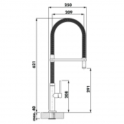 Linea Bello 5 chrom, Hochdruck, 5011218