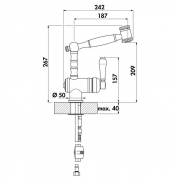 Linea Passato 4 chrom, Hochdruck, 5011227