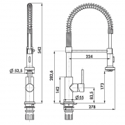 Linea Drive 5 edelstahlfarbig, Hochdruck, 5011067