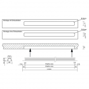 LUMICA Ricol Farbwechsel LED ohne Schalter, edelstahlfarbig, 7061184
