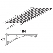 LUMICA Velato Lichtbogen Farbwechsel LED, edelstahlfarbig, Lnge 900 mm, 7061292