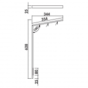 LUMICA Nose Farbwechsel LED, edelstahlfarbig, 7061130