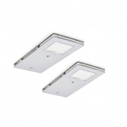 LUMICA Jarl 1 LED Set 2 ohne Schalter, Edelstahl, neutralwei, 7061108