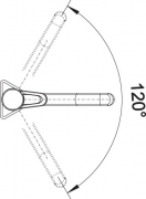 BLANCOORION-F Chrom Hochdruck, 514207