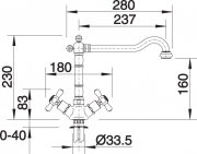 BLANCOTERA chrom Hochdruck, 512597