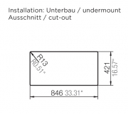 Schock Typos D-150 S U Unterbau, Nero
